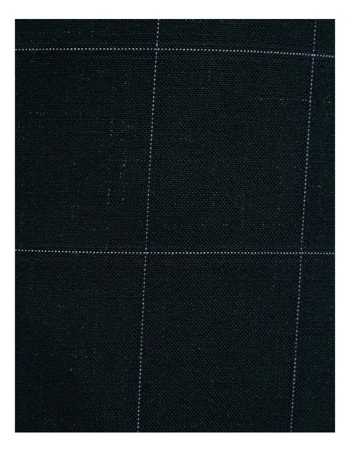 Sebastian Windowpane Check Tailored Pant in Khaki Windowpane image 7