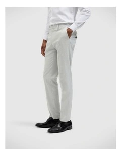 Prince Of Wales Check Tailored Suit Pant in Grey Check
