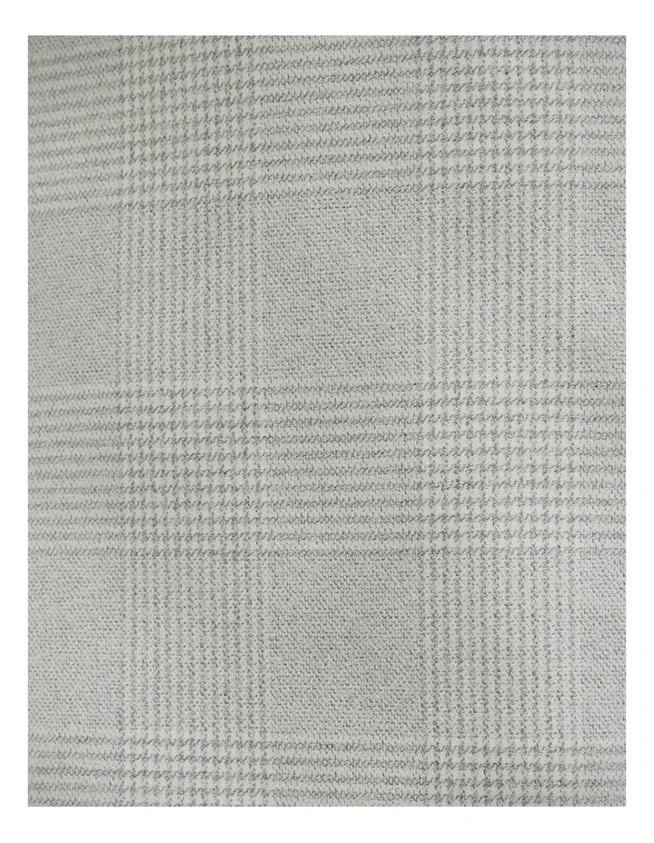 Prince Of Wales Check Tailored Suit Pant in Grey Check image 7