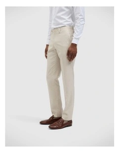 Prince Of Wales Check Tailored Suit Pant in Natural Check