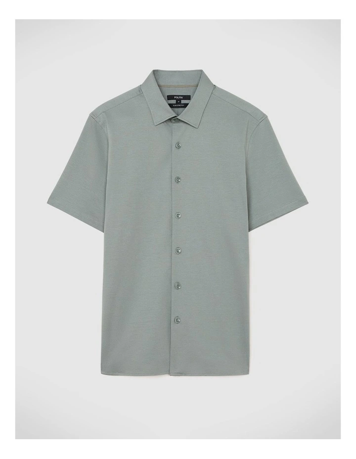 Travel Performance Short Sleeve Shirt in Sage image 2