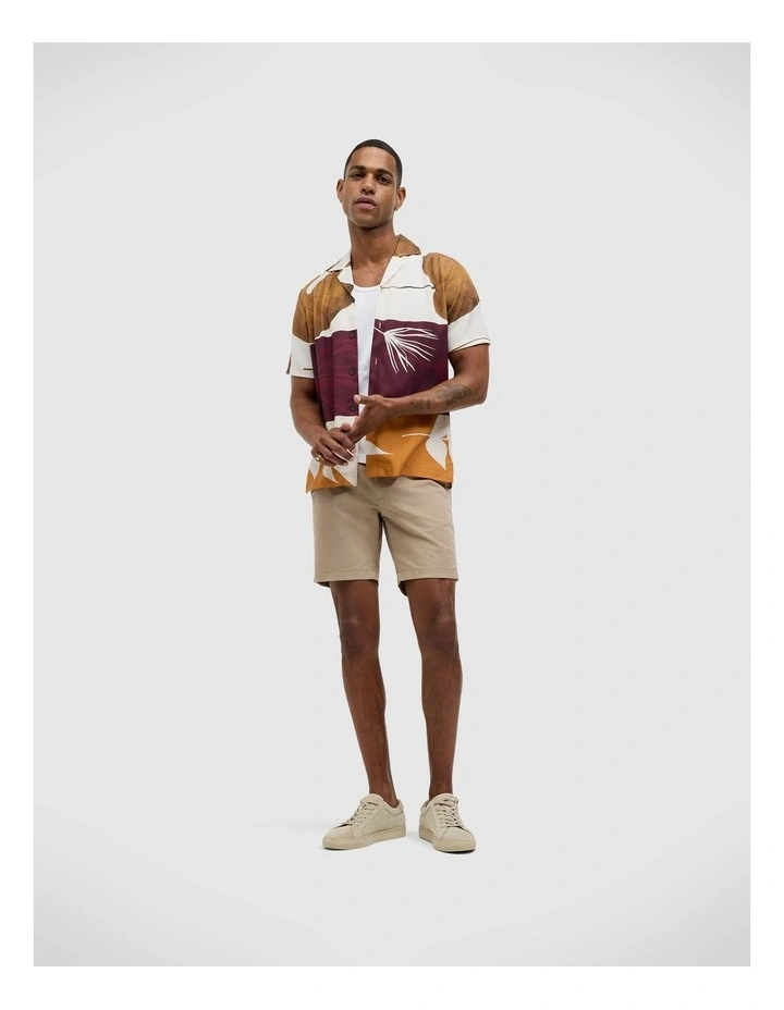 Fossil Floral Short Sleeve Shirt in Multi image 3