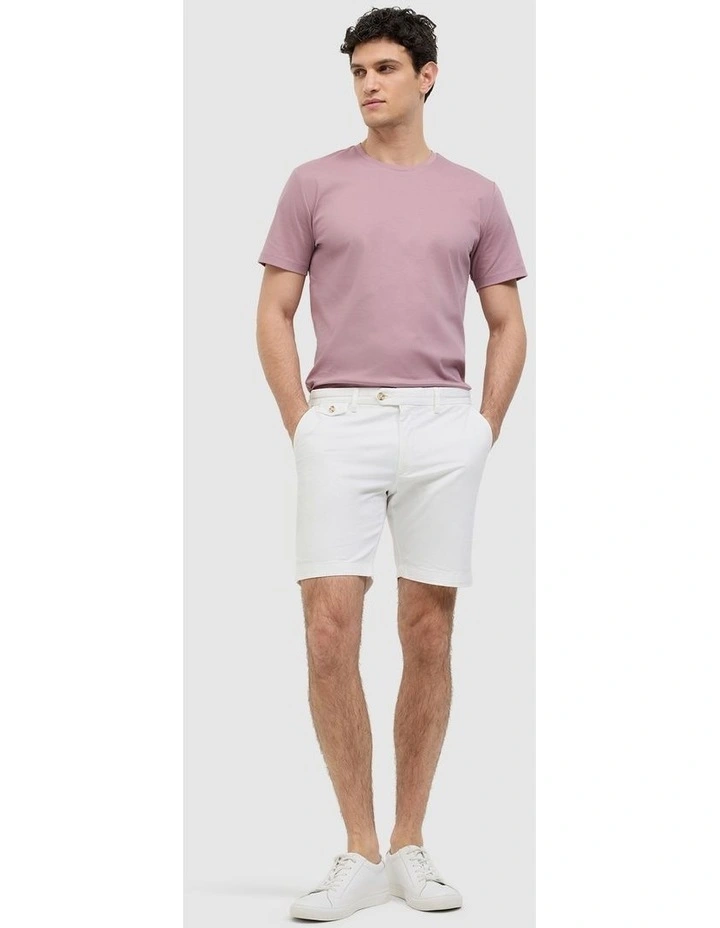 Slim Travel Tee in Mauve image 3