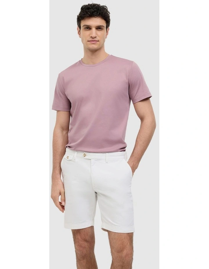 Slim Travel Tee in Mauve image 5