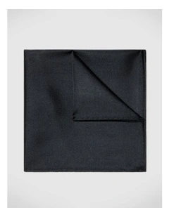 Silk Pocket Square in Black