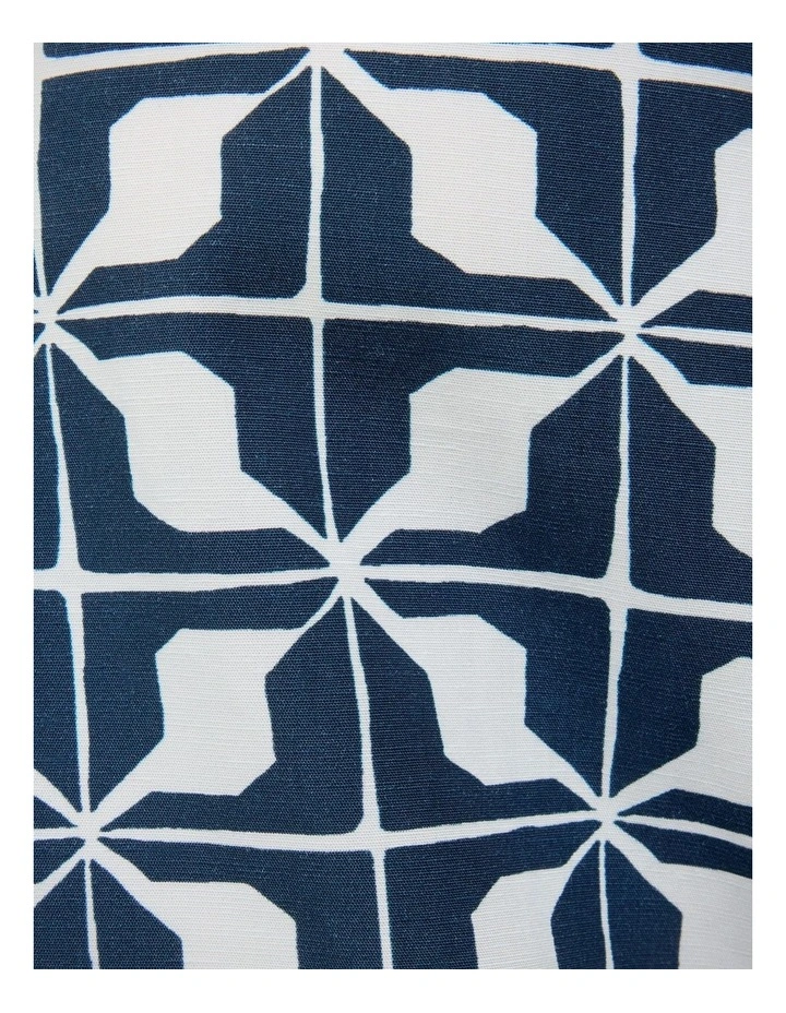 Chadwick Resort Geo Short Sleeve Shirt in Navy image 7