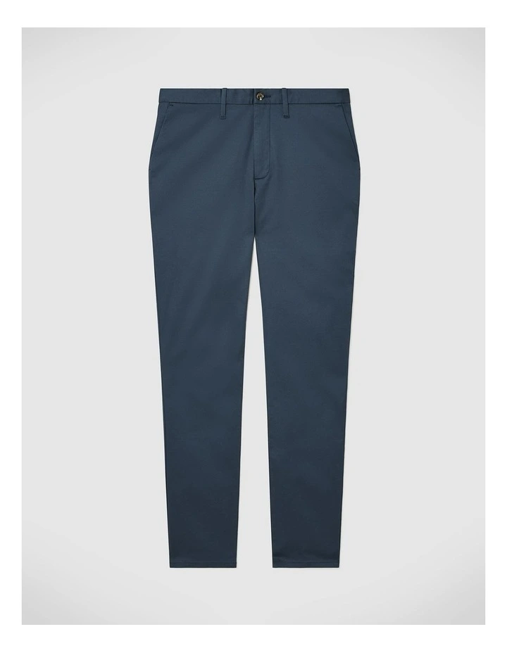 Ultra Slim Cotton-tencel Chino in Steel Blue image 2