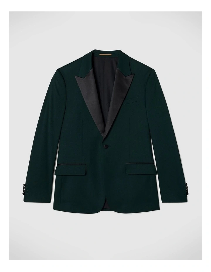 Emery Velvet Black Tie Tuxedo in Emerald image 2