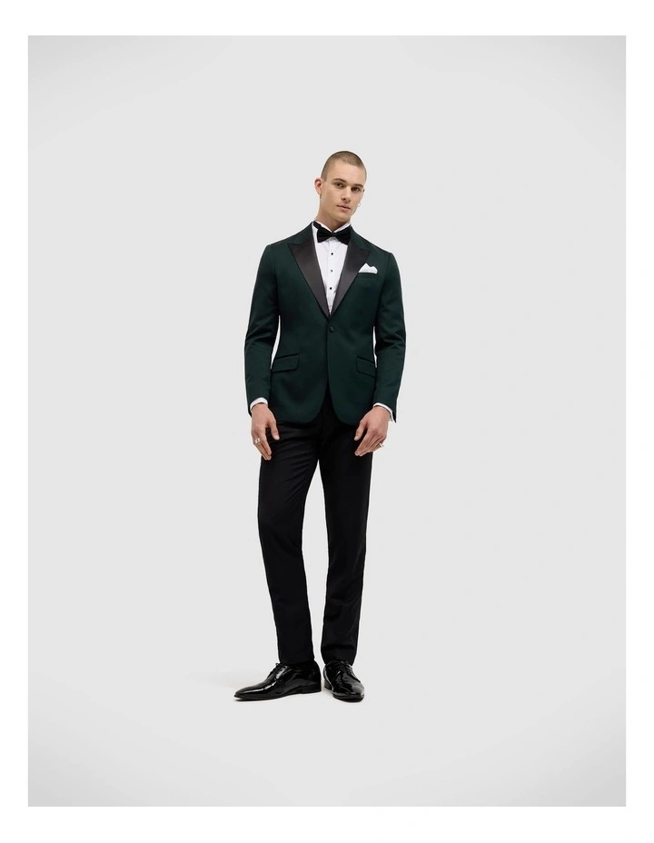 Emery Velvet Black Tie Tuxedo in Emerald image 3