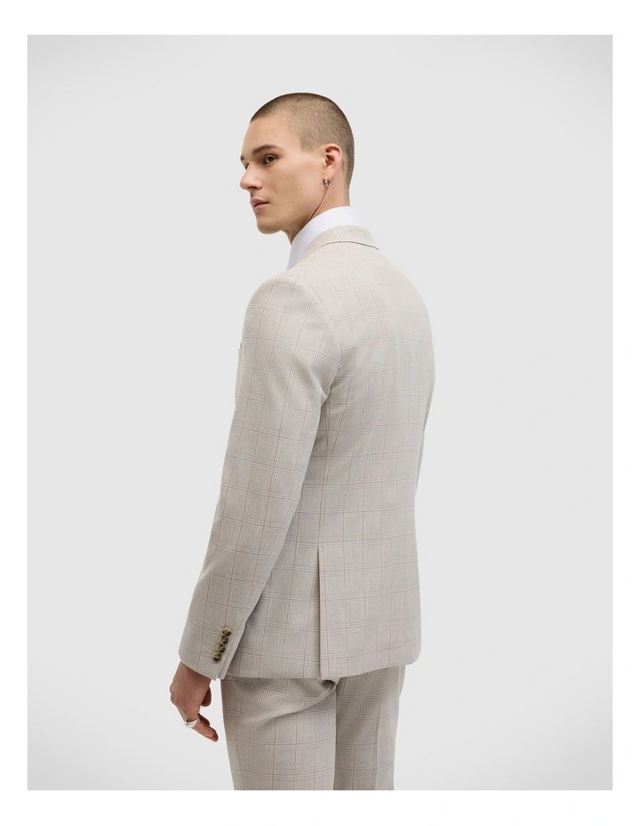Dixon Prince Of Wales Tailored Jacket in Neutral image 5