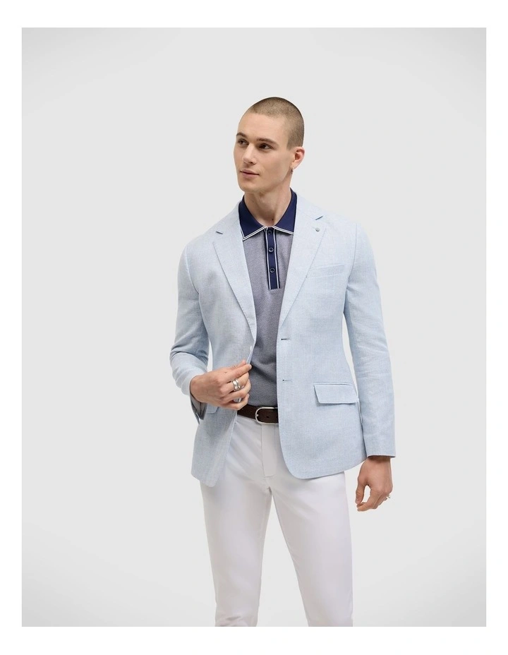 Harcourt Blazer in Pale Blue image 3