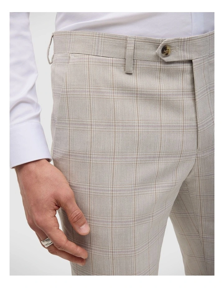 Dixon Prince Of Wales Tailored Pant in Neutral image 5