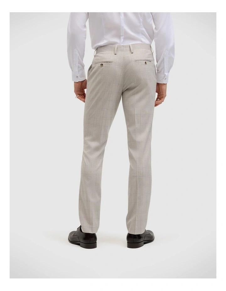 Dixon Prince Of Wales Tailored Pant in Neutral image 6