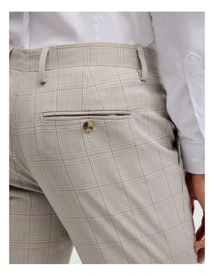 Dixon Prince Of Wales Tailored Pant in Neutral image 7