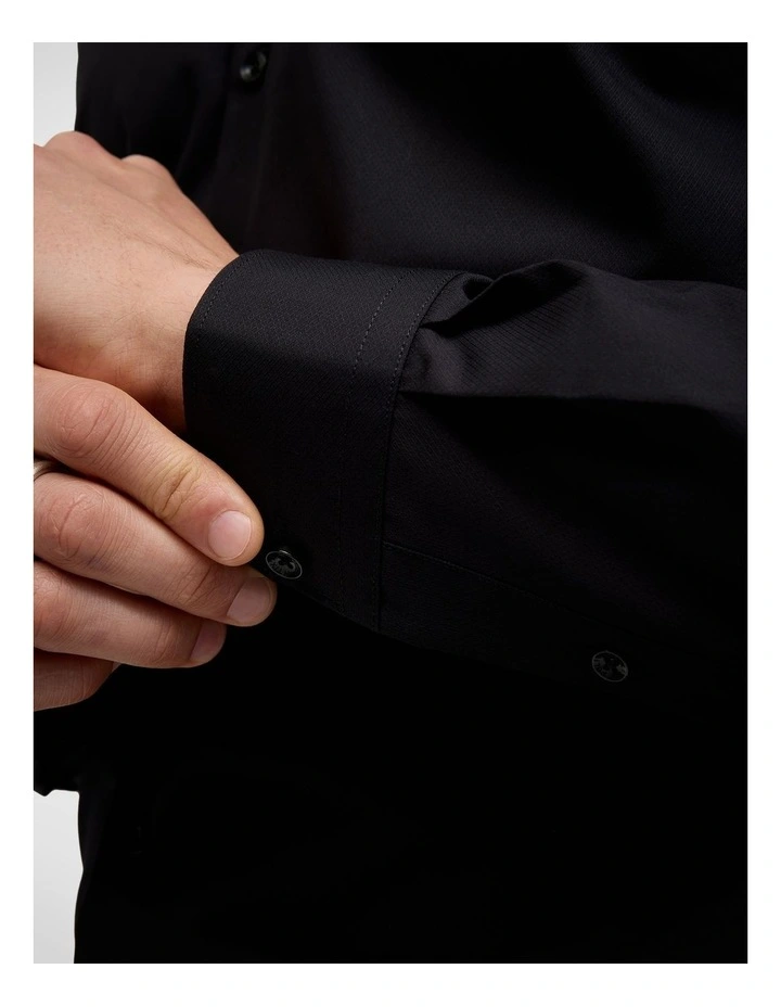 Eddie Long Sleeve Shirt in Black image 5