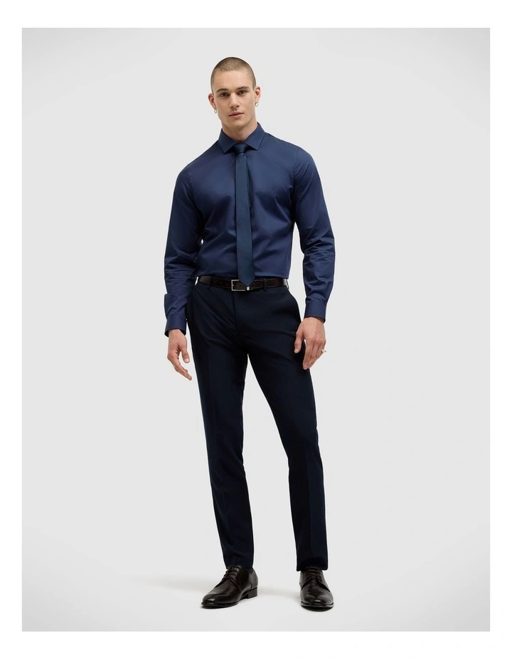 Eddie Long Sleeve Shirt in Navy image 3