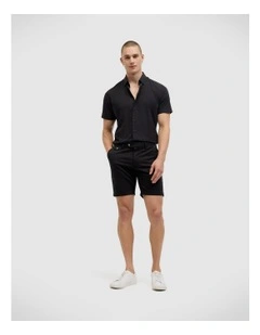 Taylor Short Sleeve Shirt in Black