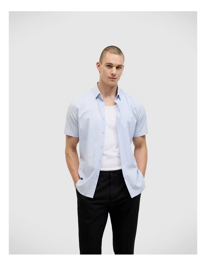 Taylor Short Sleeve Shirt in Light Blue image 1