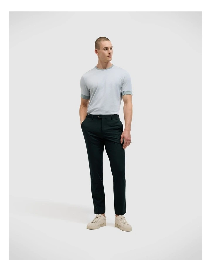 Thompson Jacquard Tee in Light Green image 3