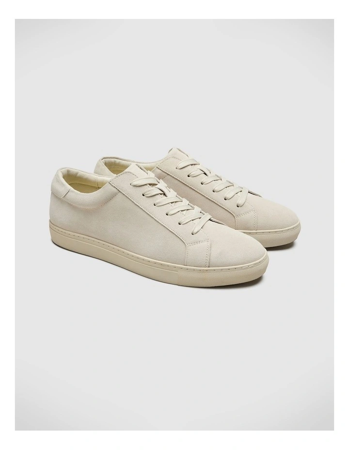 Marley Suede Sneaker in Ecru image 1