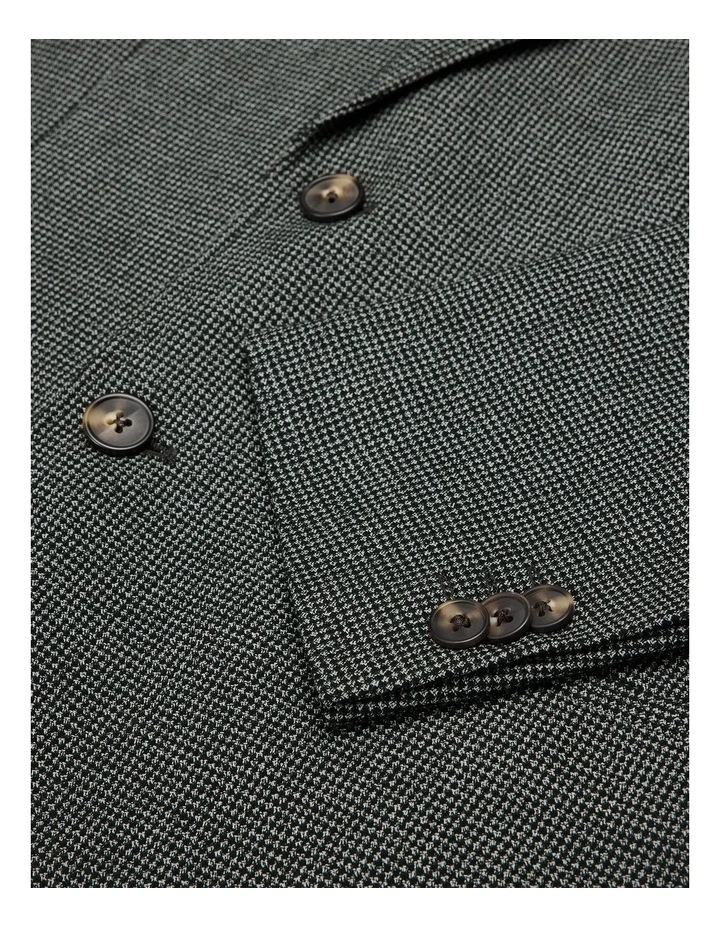 James Textured Two-toned Blazer in Dark Khaki image 6