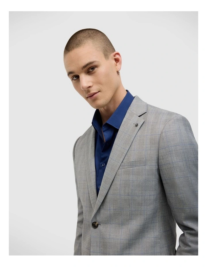 Kurt Prince Of Wales Tailored Jacket in Grey image 4