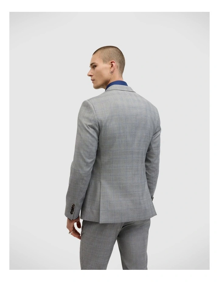 Kurt Prince Of Wales Tailored Jacket in Grey image 5
