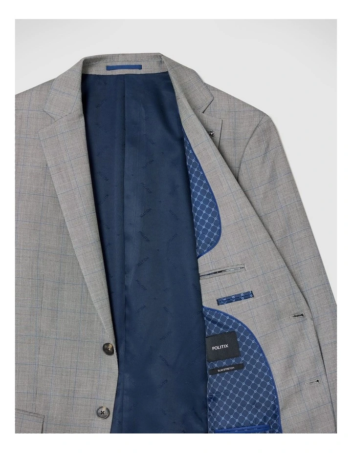 Kurt Prince Of Wales Tailored Jacket in Grey image 7