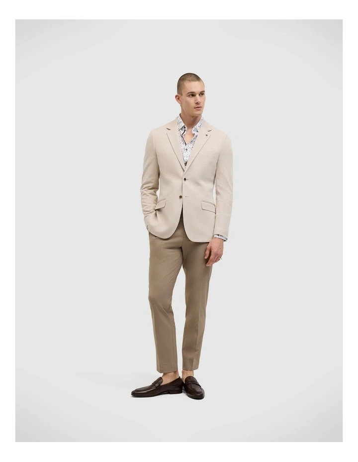 Chad Performance Blazer in Fawn image 3