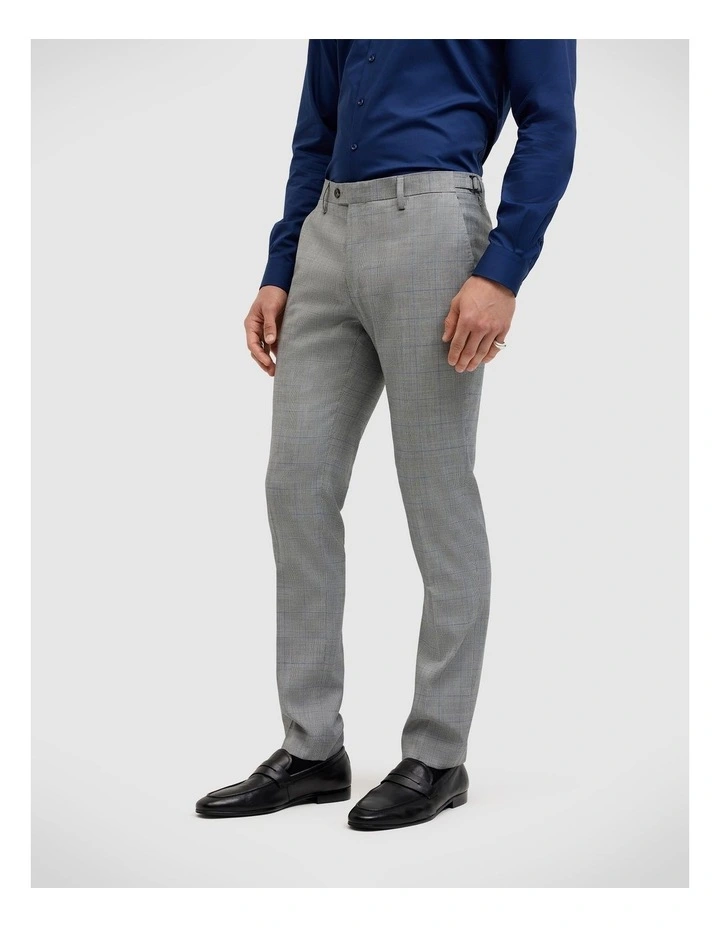 Kurt Prince Of Wales Tailored Pant in Grey image 1