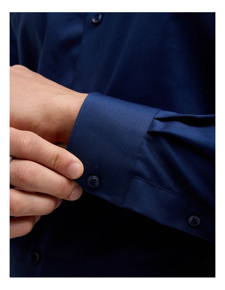 Eddie Long Sleeve Shirt in Rich Blue image 5