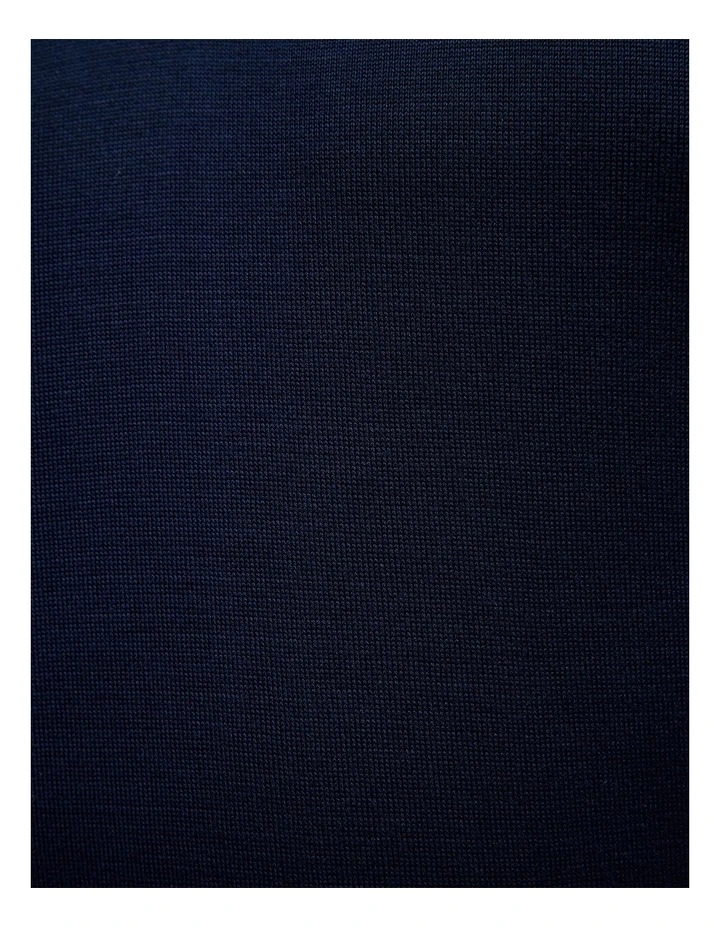 Keagan Stripe Detail Polo in Navy image 6