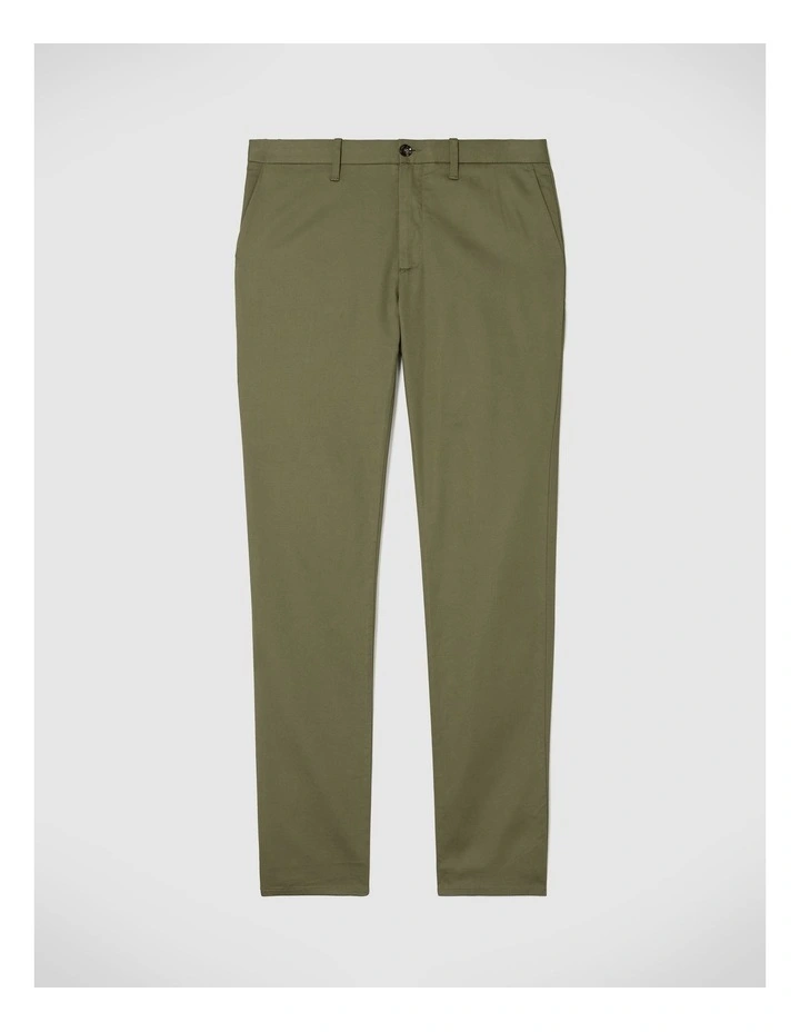 Bradley Stretch Chino in Olive image 2