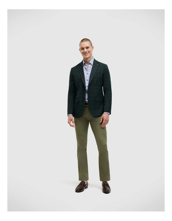 Bradley Stretch Chino in Olive image 3