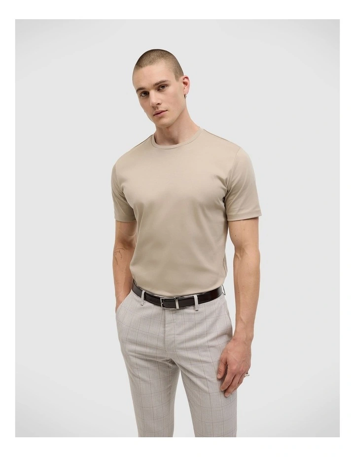 Slim Travel Tee in Fawn image 4