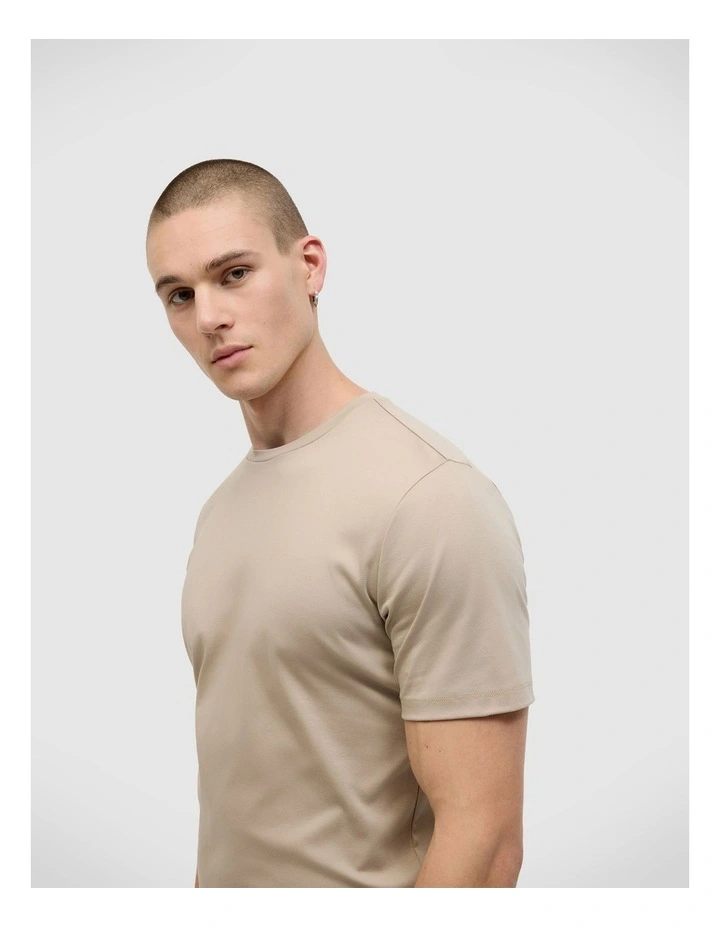 Slim Travel Tee in Fawn image 5
