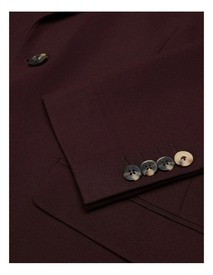 Chad Performance Blazer in Burgundy image 6