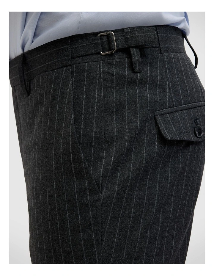 Blaize Pinstripe Tailored Pant in Charcoal image 6