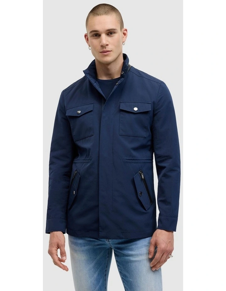 Turner 6-pocket Utility Jacket in Navy image 1