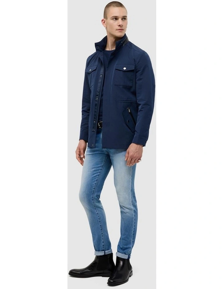 Turner 6-pocket Utility Jacket in Navy image 3
