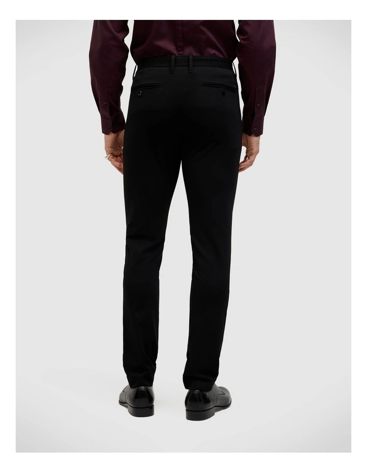 Isaac Performance Chino in Black image 4