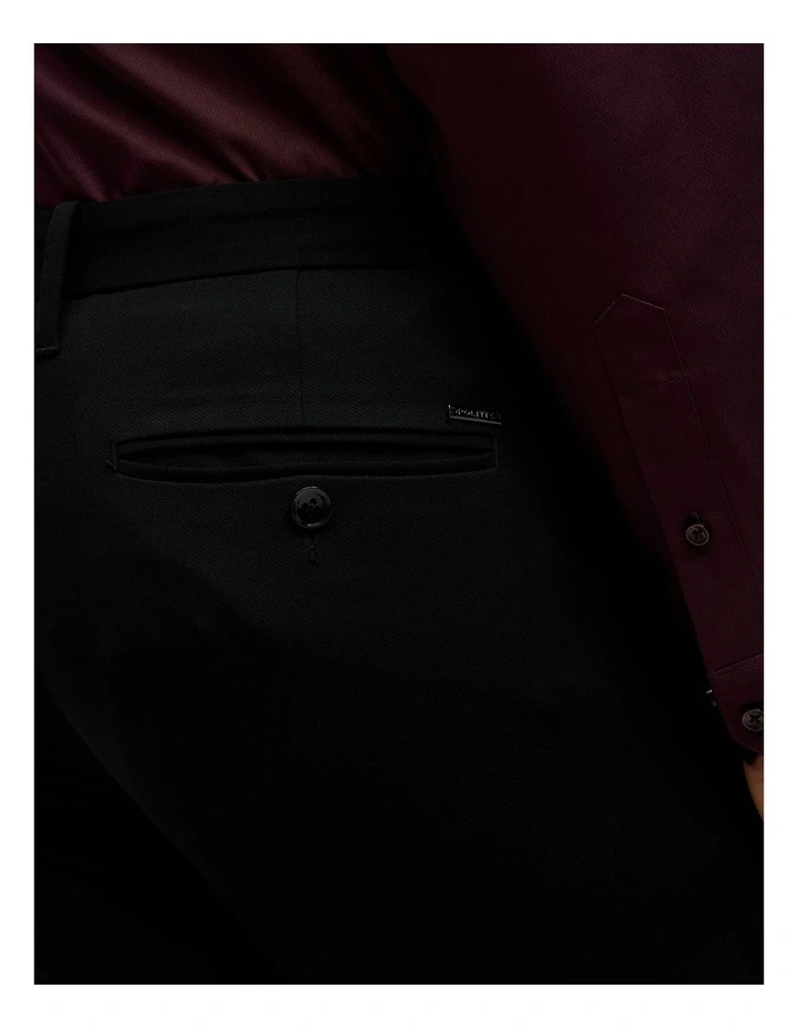 Isaac Performance Chino in Black image 5