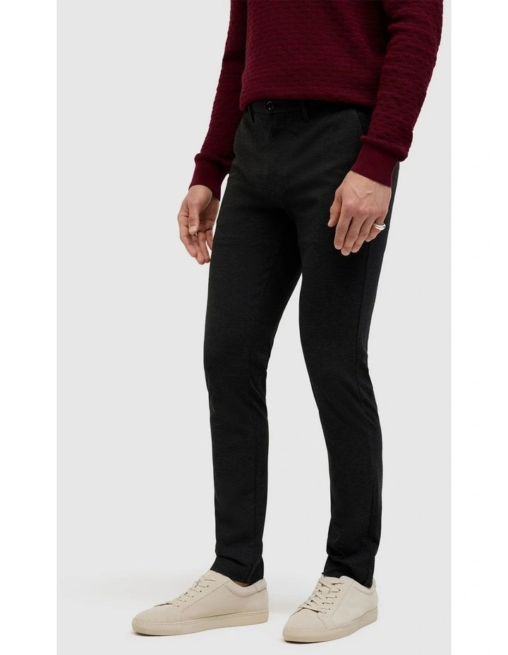 Isaac Performance Chino in Charcoal image 3