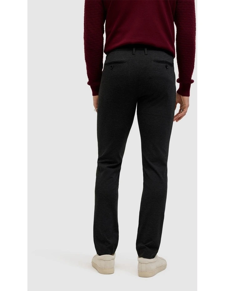 Isaac Performance Chino in Charcoal image 4
