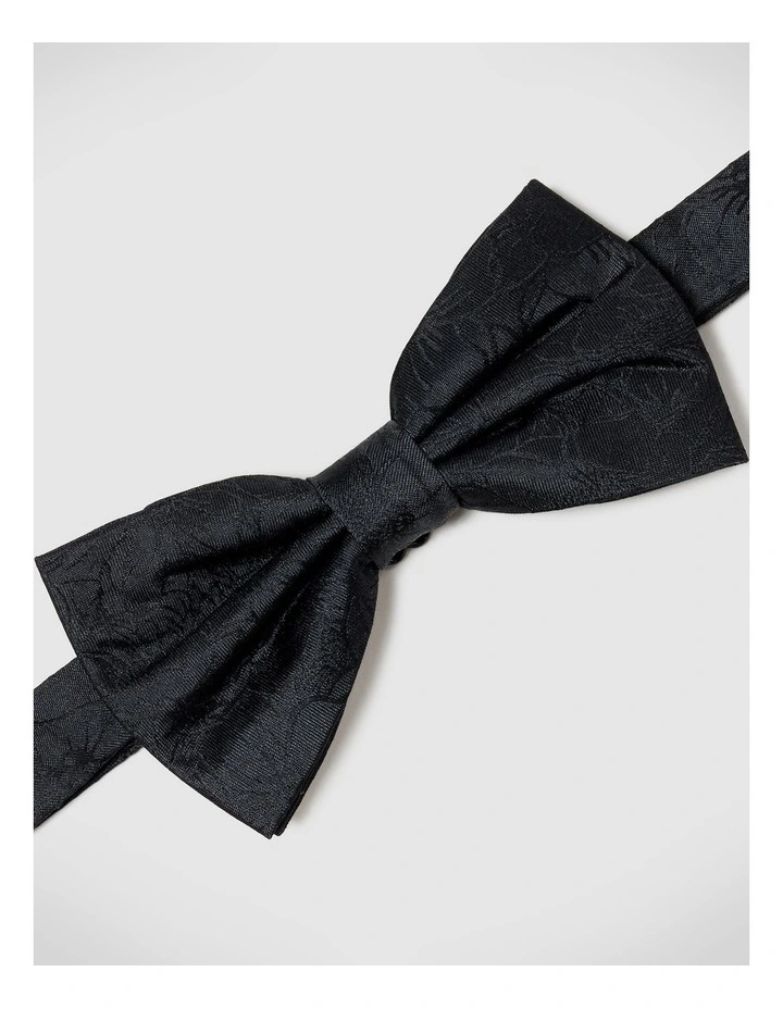 Goodwin Floral Bow Tie in Black image 2