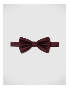 Vance Floral Bow Tie in Burgundy