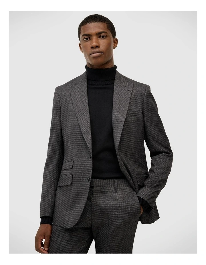 Lewis Tailored Jacket in Charcoal image 1