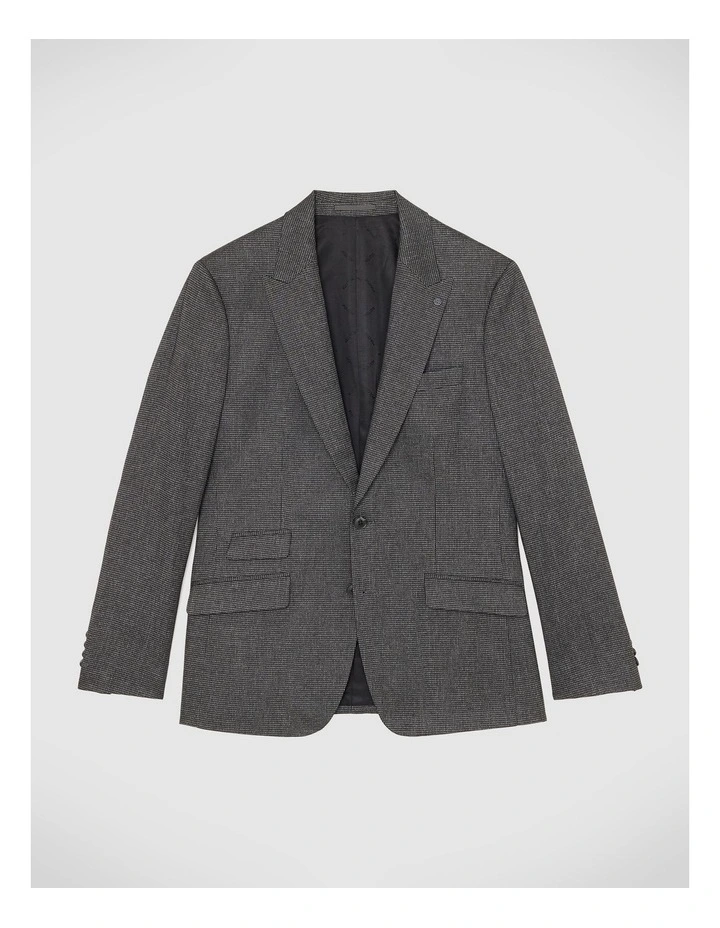 Lewis Tailored Jacket in Charcoal image 2