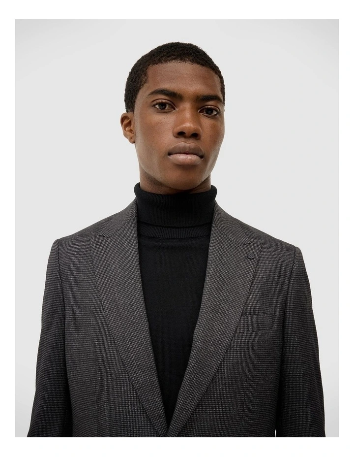 Lewis Tailored Jacket in Charcoal image 4