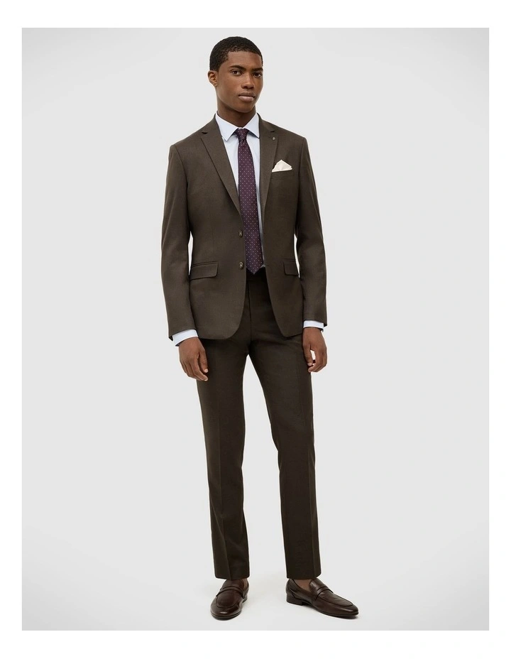 Aston Tailored Pant in Chocolate image 3